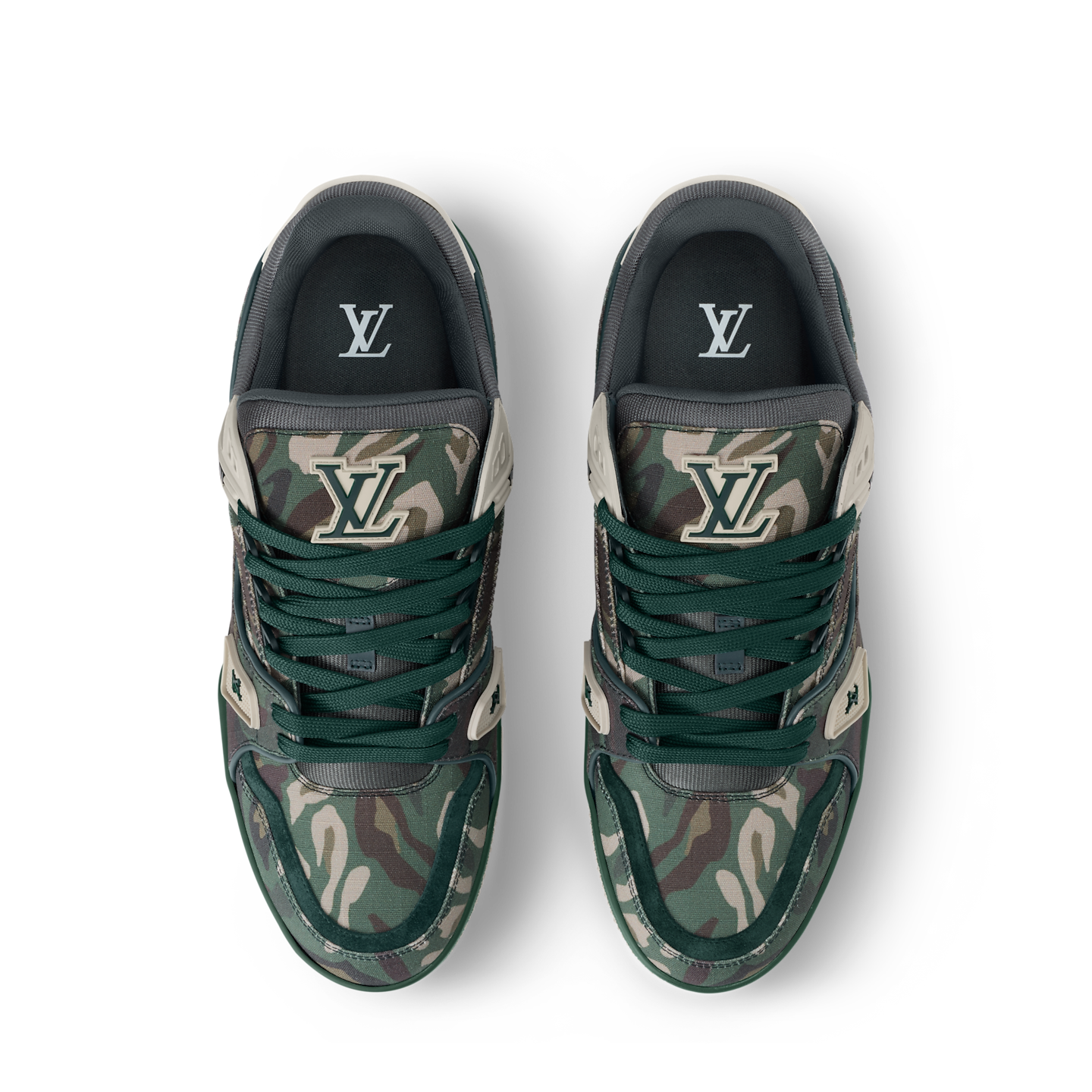  Giày Nam Louis Vuitton LV Trainer 'Green' 