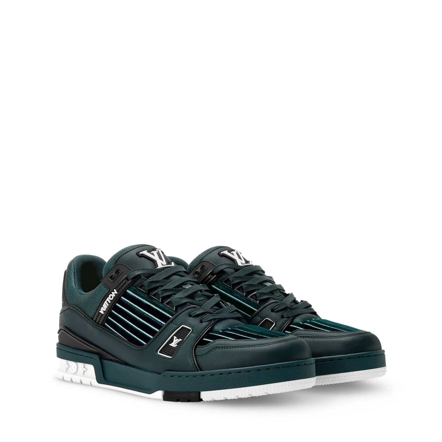  Giày Nam Louis Vuitton LV Trainer 'Green' 