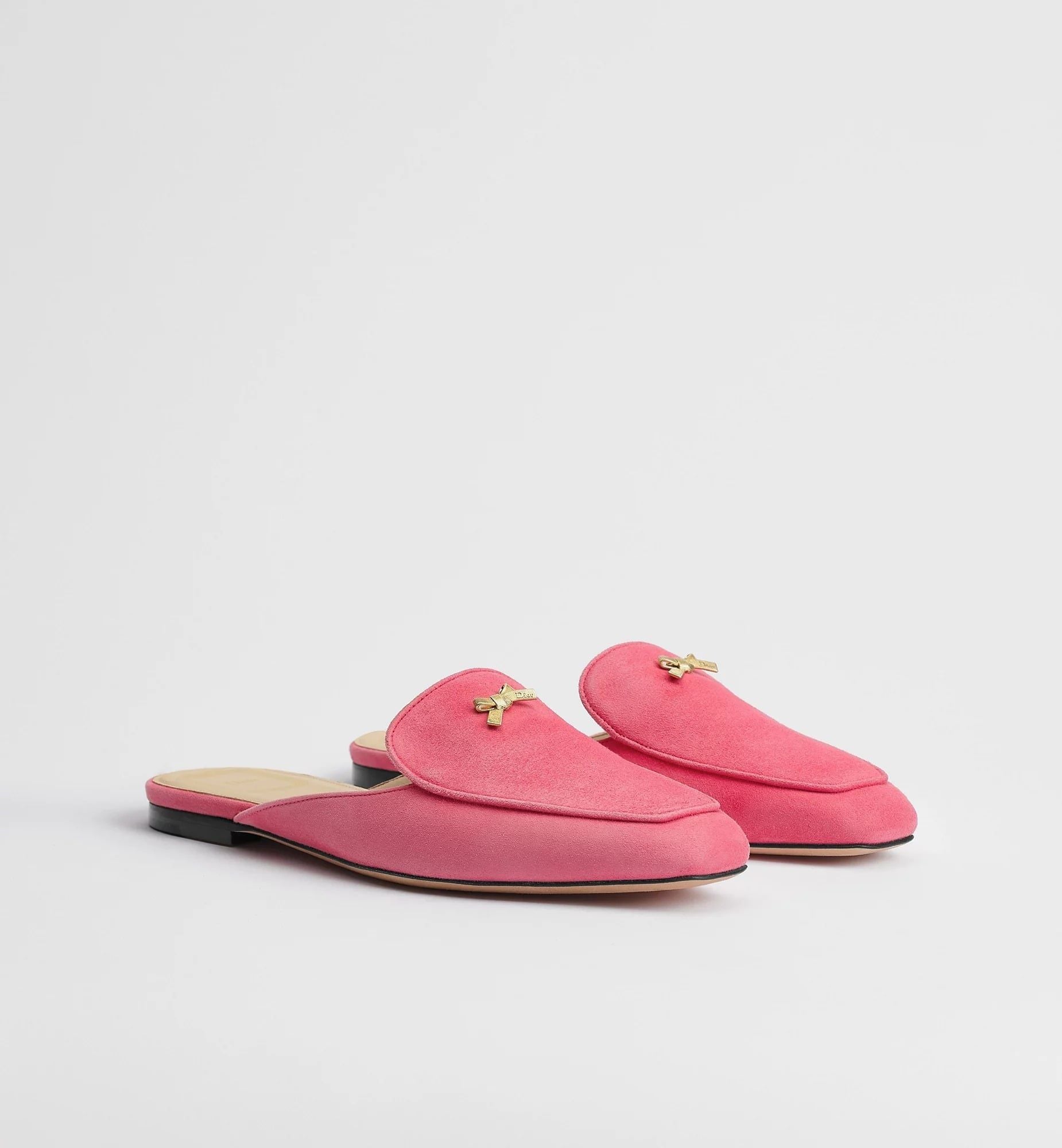  Giày Nữ Dior Baby Bow Mule 'Rose' 