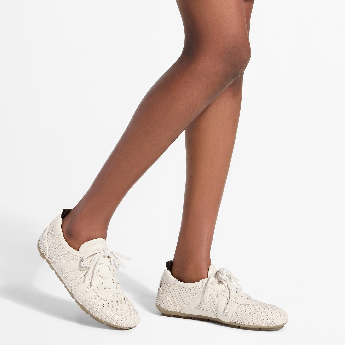  Giày Nữ Louis Vuitton LV Sneakerina 'Ecru' 