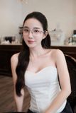  Kính Prada Eyeglasses 'Pale Gold' 