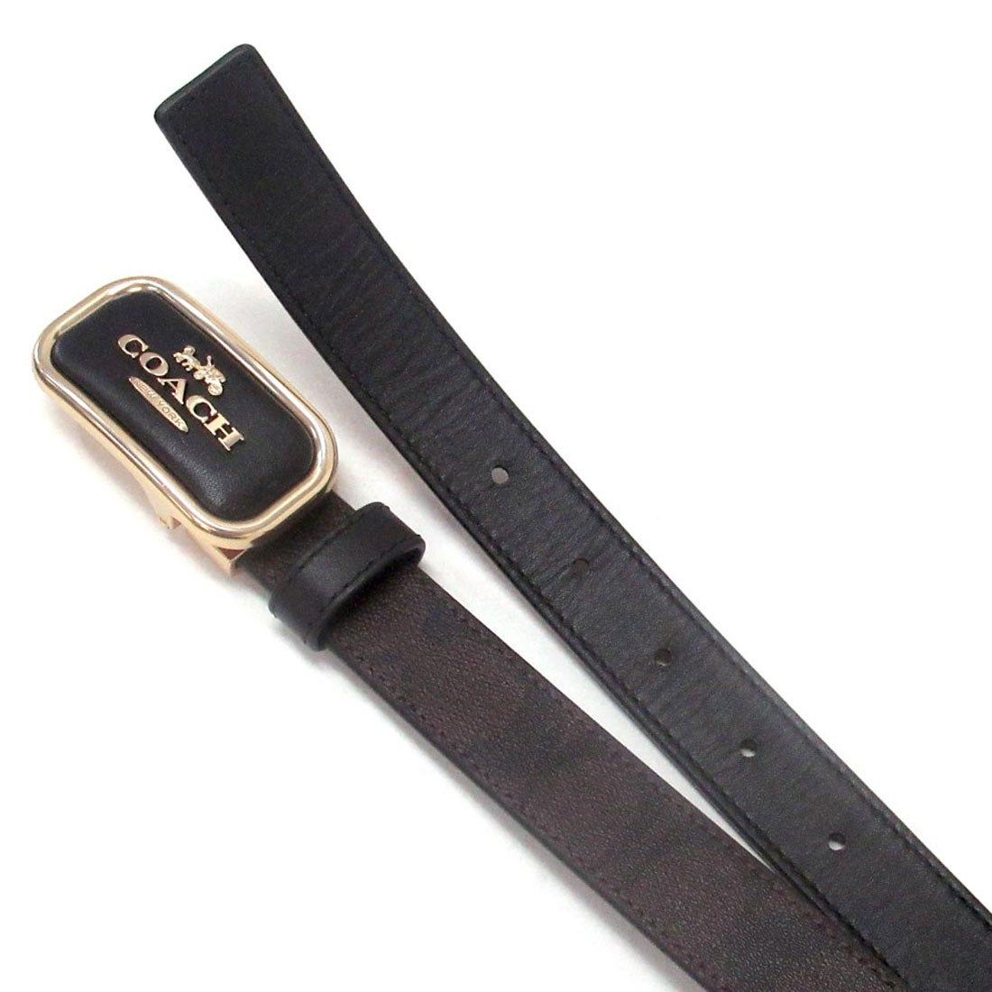 Thắt Lưng Coach Smooth Buckle Belt 'Brown' 