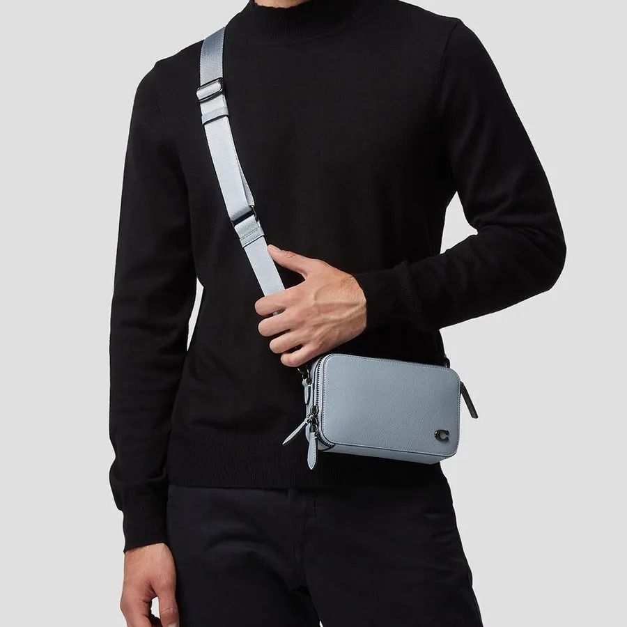  Túi Coach Leather Crossbody Bag 'Blue' 