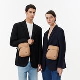  Túi Lacoste Zip Crossbody Bag 'Beige' 