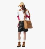  Túi MCM Diamond E/W Tote 'Cognac' 