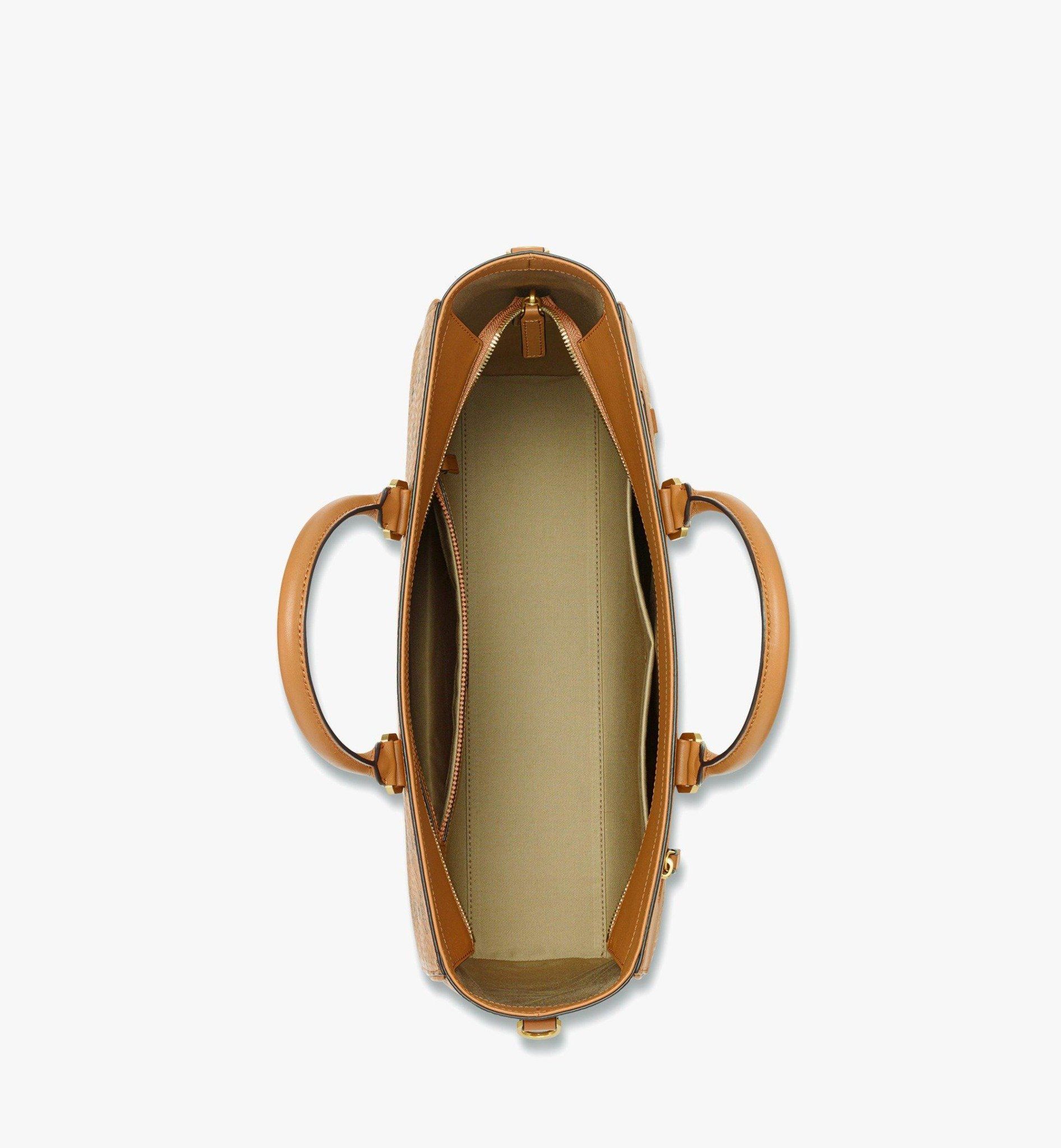  Túi MCM Diamond E/W Tote 'Cognac' 