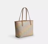  Túi Nữ Coach City Tote Bag 'Rainbow' 