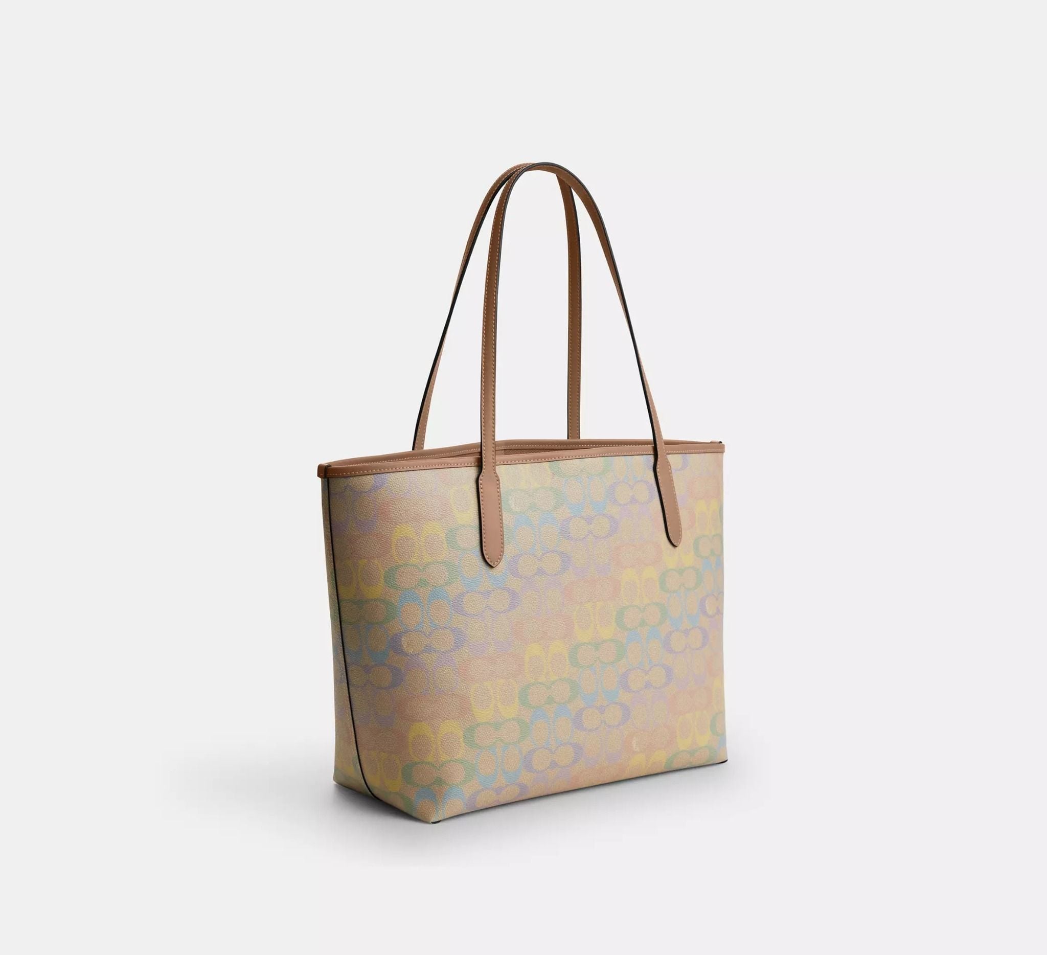  Túi Nữ Coach City Tote Bag 'Rainbow' 