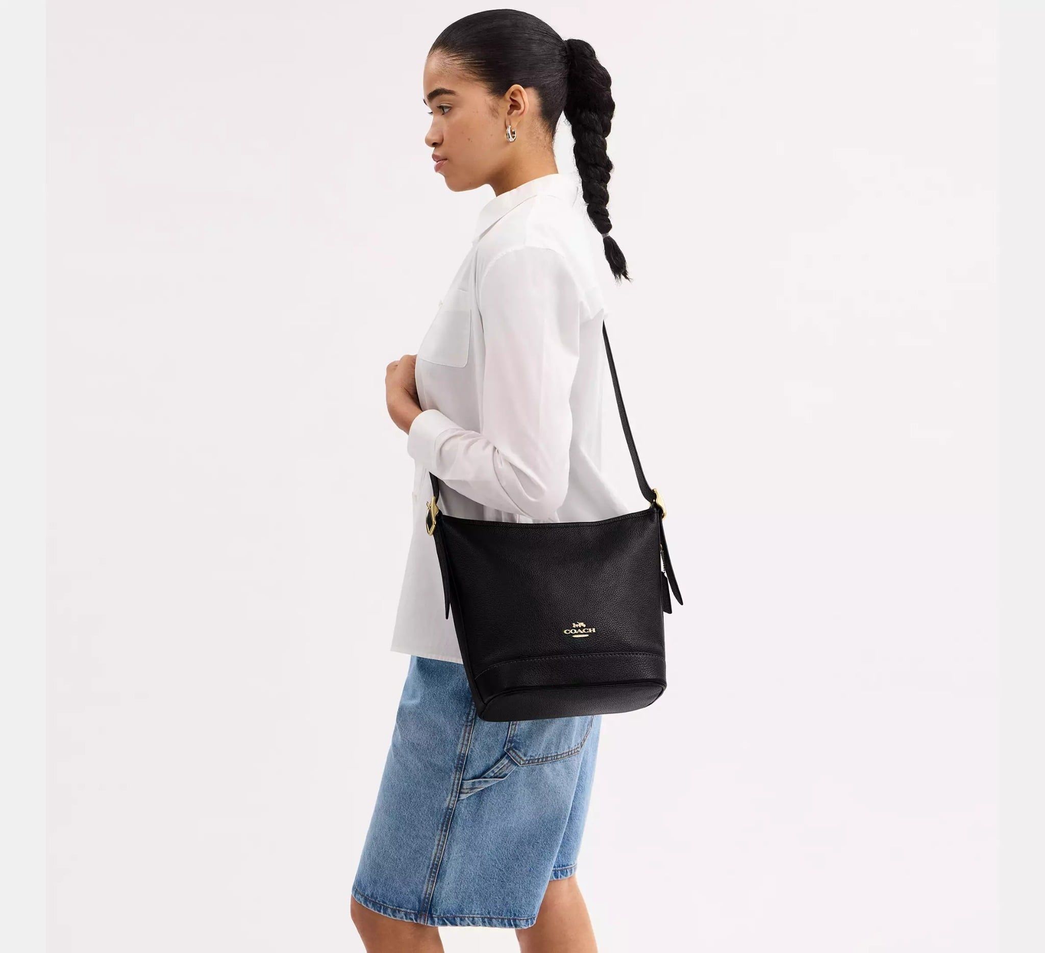  Túi Nữ Coach Jude Duffle Bag 'Black' 