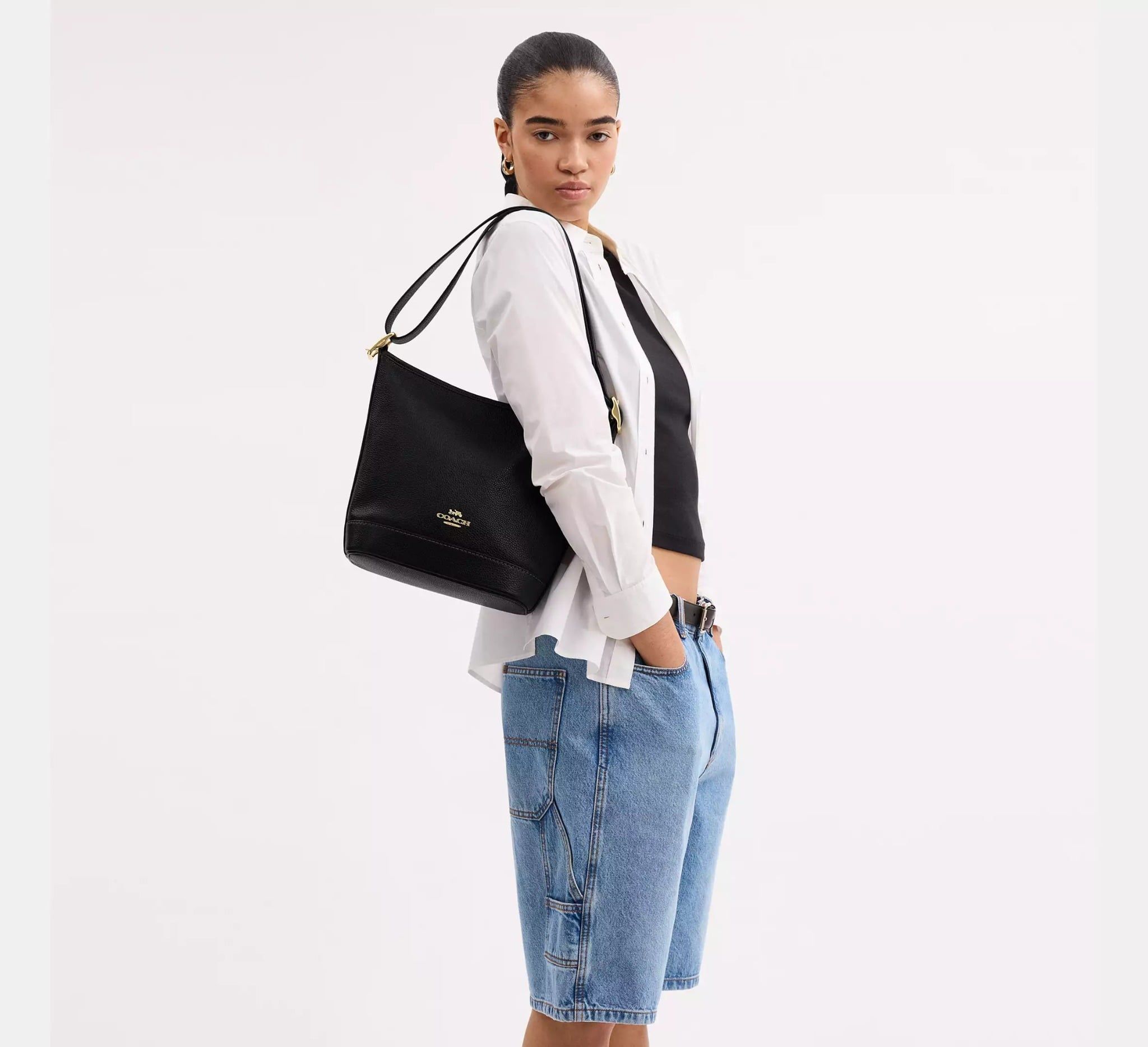  Túi Nữ Coach Jude Duffle Bag 'Black' 