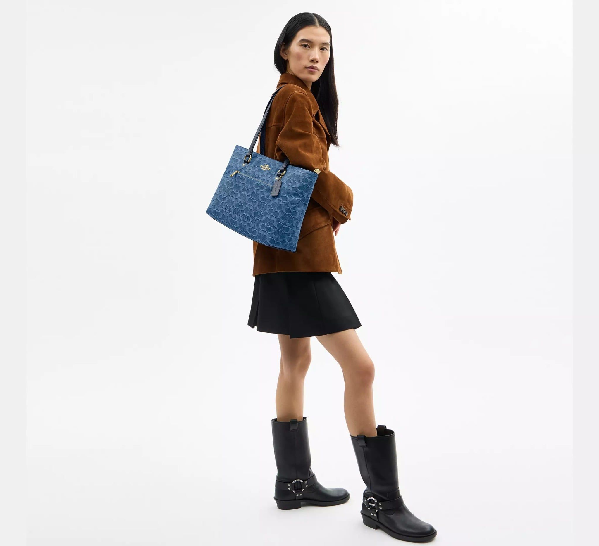  Túi Nữ Coach Station Tote Bag 'Blue' 