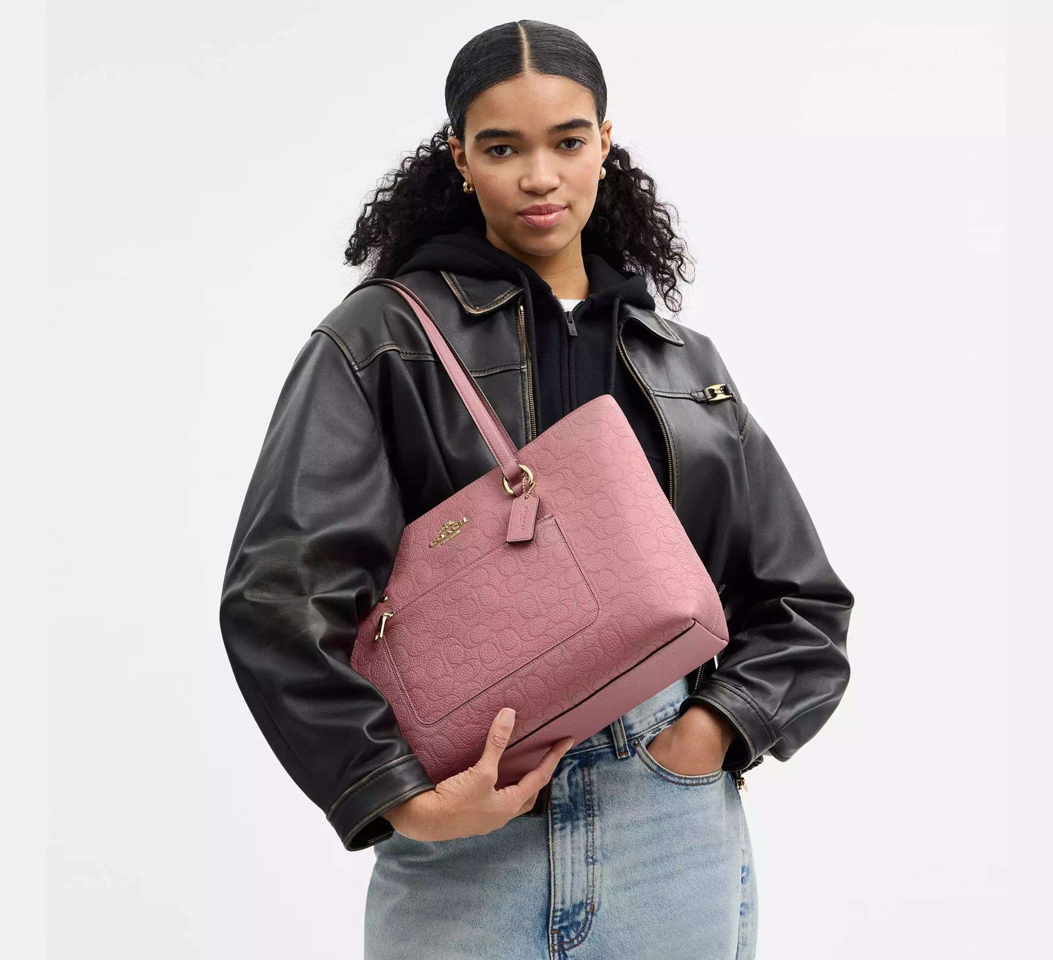  Túi Nữ Coach Station Tote Bag 'Pink' 