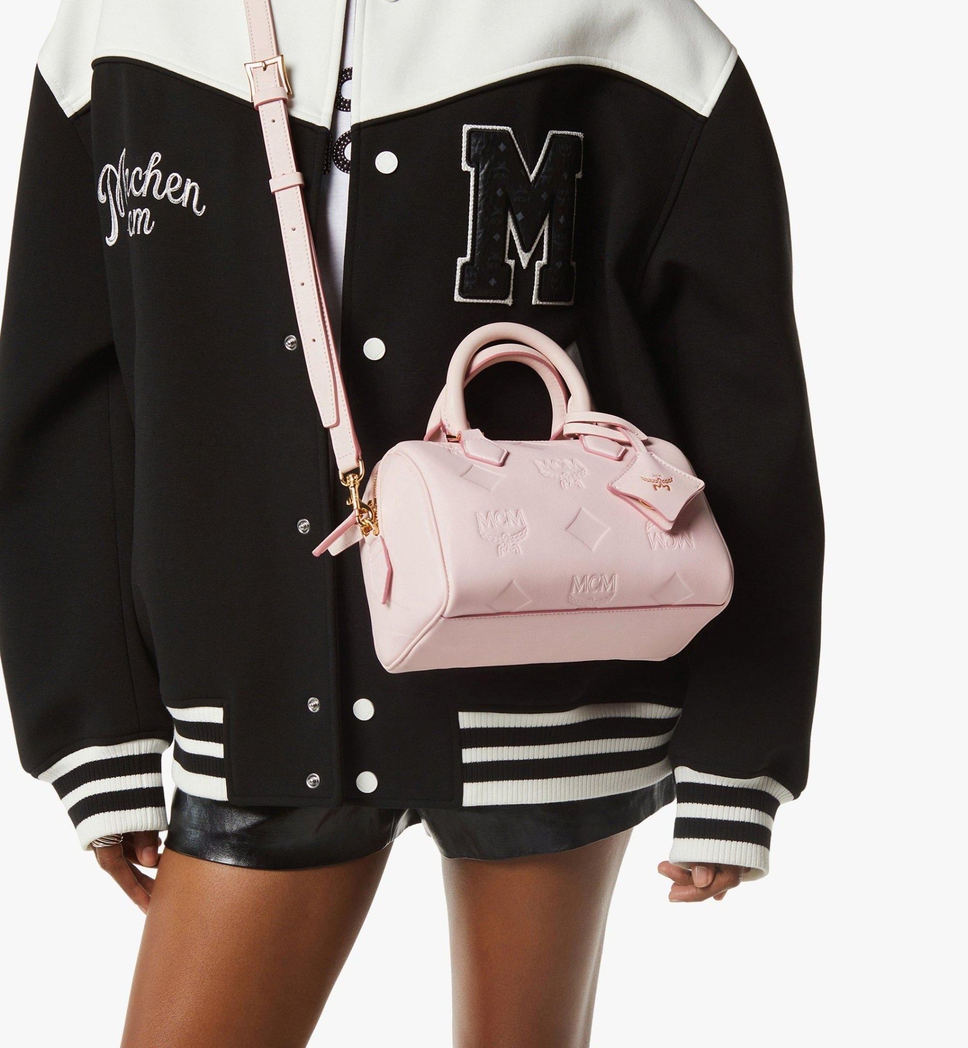  Túi Nữ MCM Ella Boston Bag 'Lotus' 