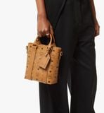 Túi Nữ MCM Mini Aren Tote 'Cognac' 