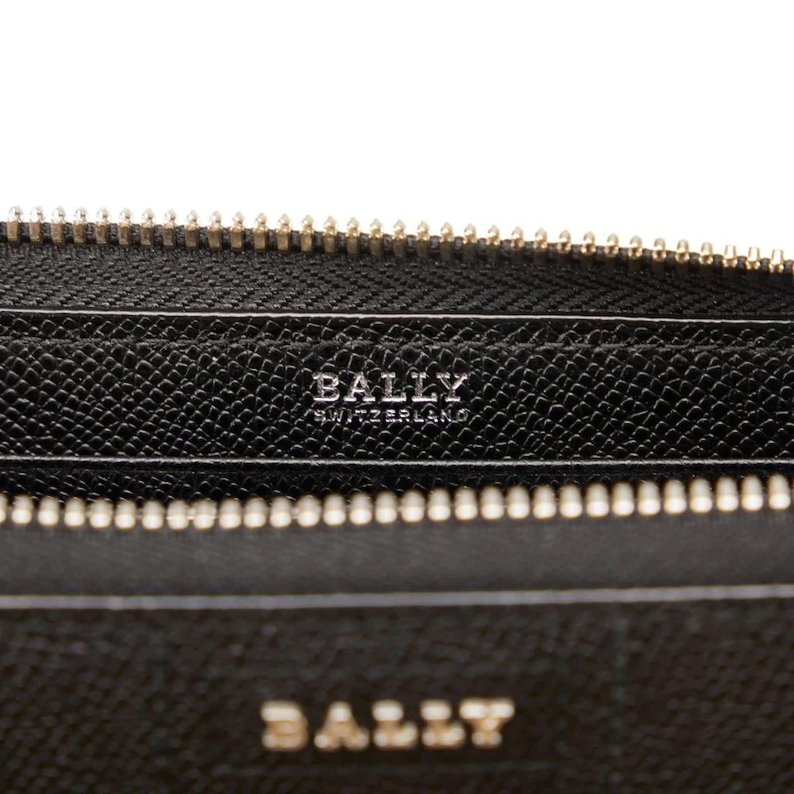 Ví Bally Telen Zip Around Wallet 'Black' 