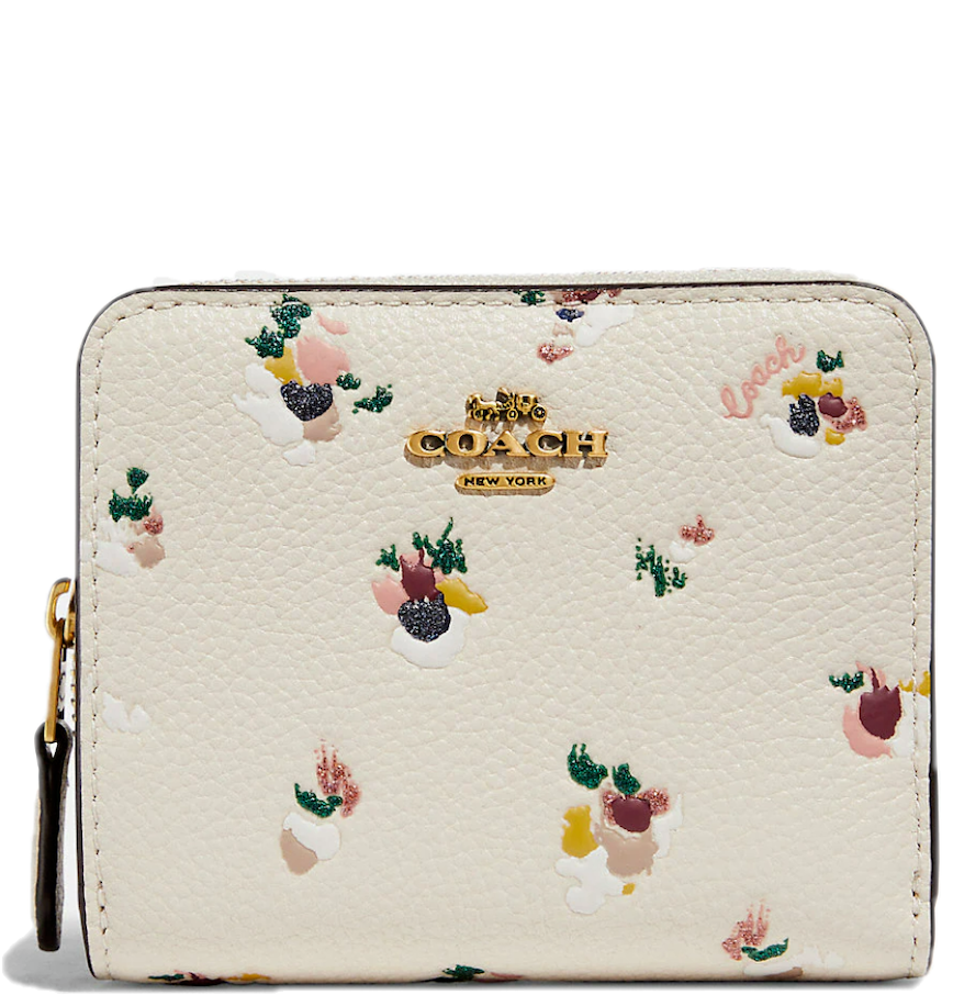  Ví Coach Billfold Floral Print 'Chalk' 