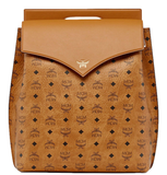  Balo MCM Diamond Backpack 'Cognac' 