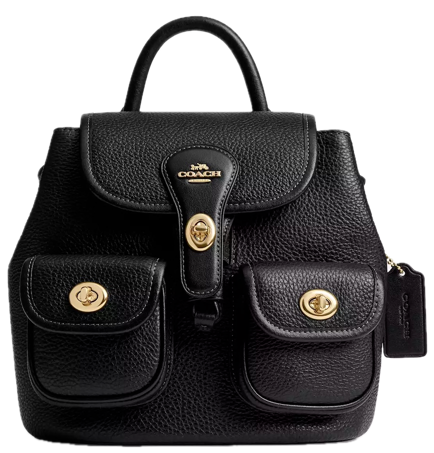  Balo Nữ Coach Hadley Backpack 'Black' 