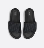  Dép Nam Dior Aqua Sandal 'Black' 