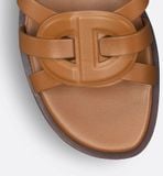  Dép Nữ Dior D-Club Slide 'Camel' 