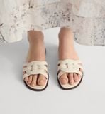  Dép Nữ Dior D-Club Slide 'White' 