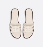  Dép Nữ Dior D-Club Slide 'White' 