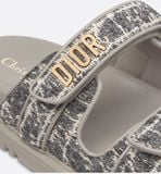  Dép Nữ Dior Dioract Slide 'Gray' 