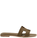  Dép Nữ Hermes Oran Sandal 'Étoupe' 