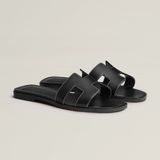  Dép Nữ Hermes Oran Sandal 'Noir' 