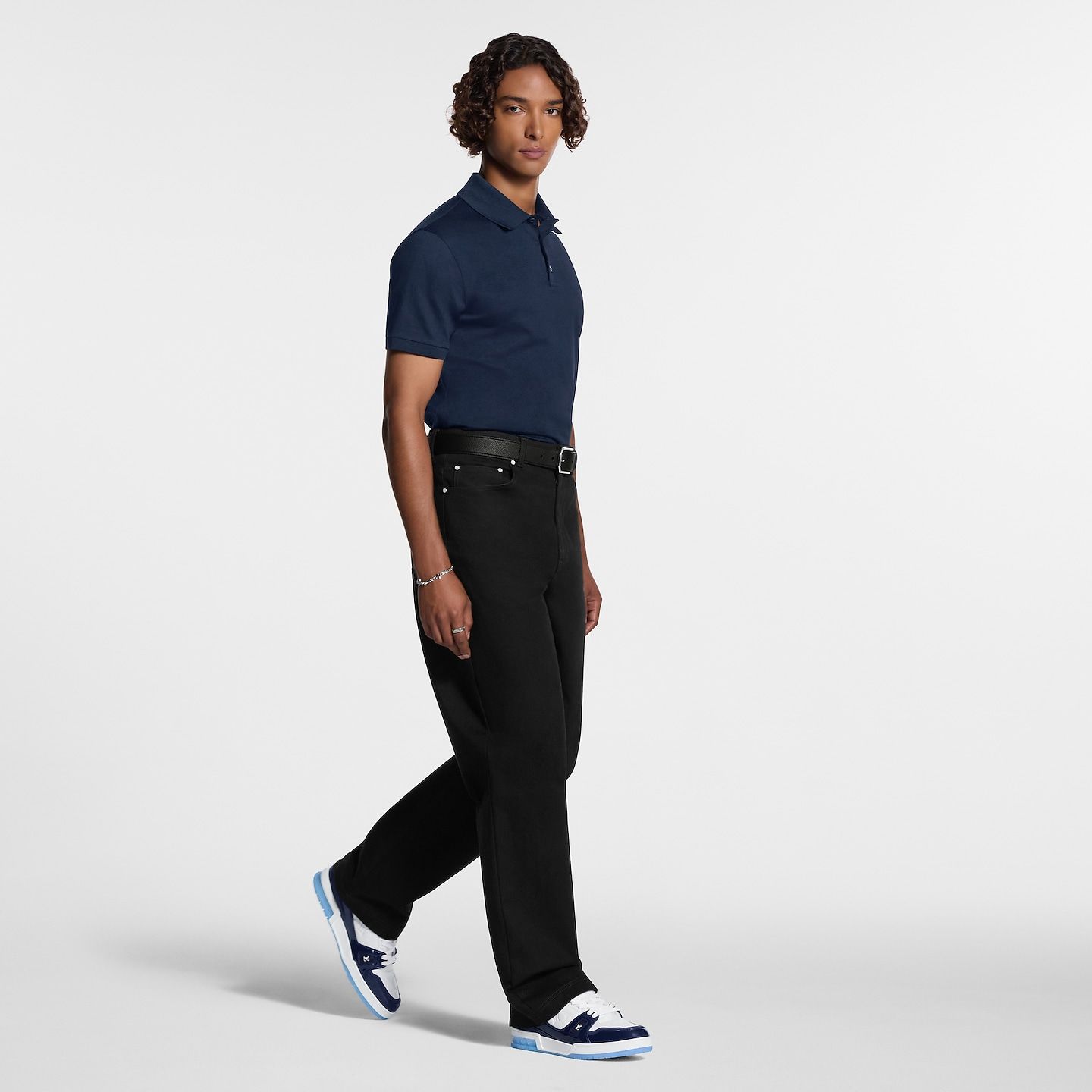  Giày Nam Louis Vuitton LV Trainer 'Blue' 