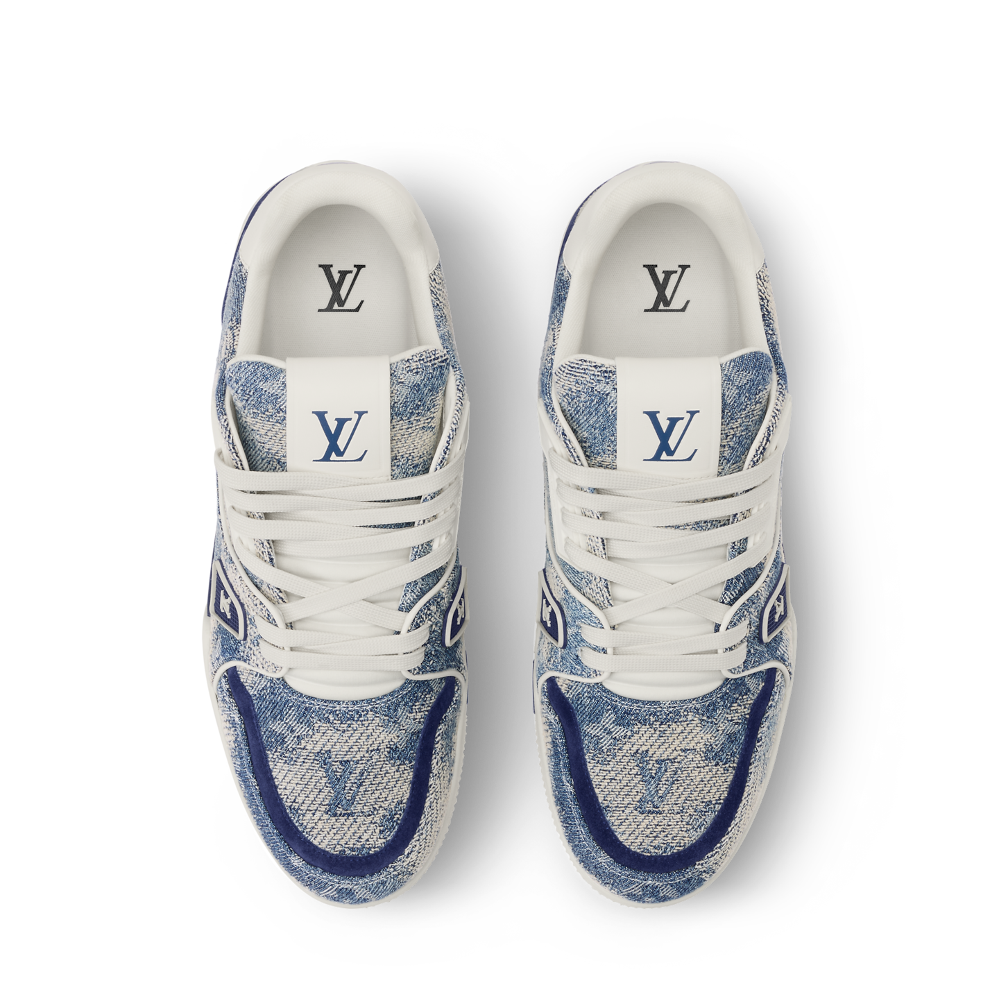  Giày Nam Louis Vuitton LV Trainer 'Blue' 