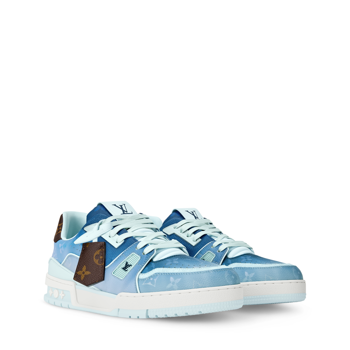  Giày Nam Louis Vuitton LV Trainer 'Blue' 