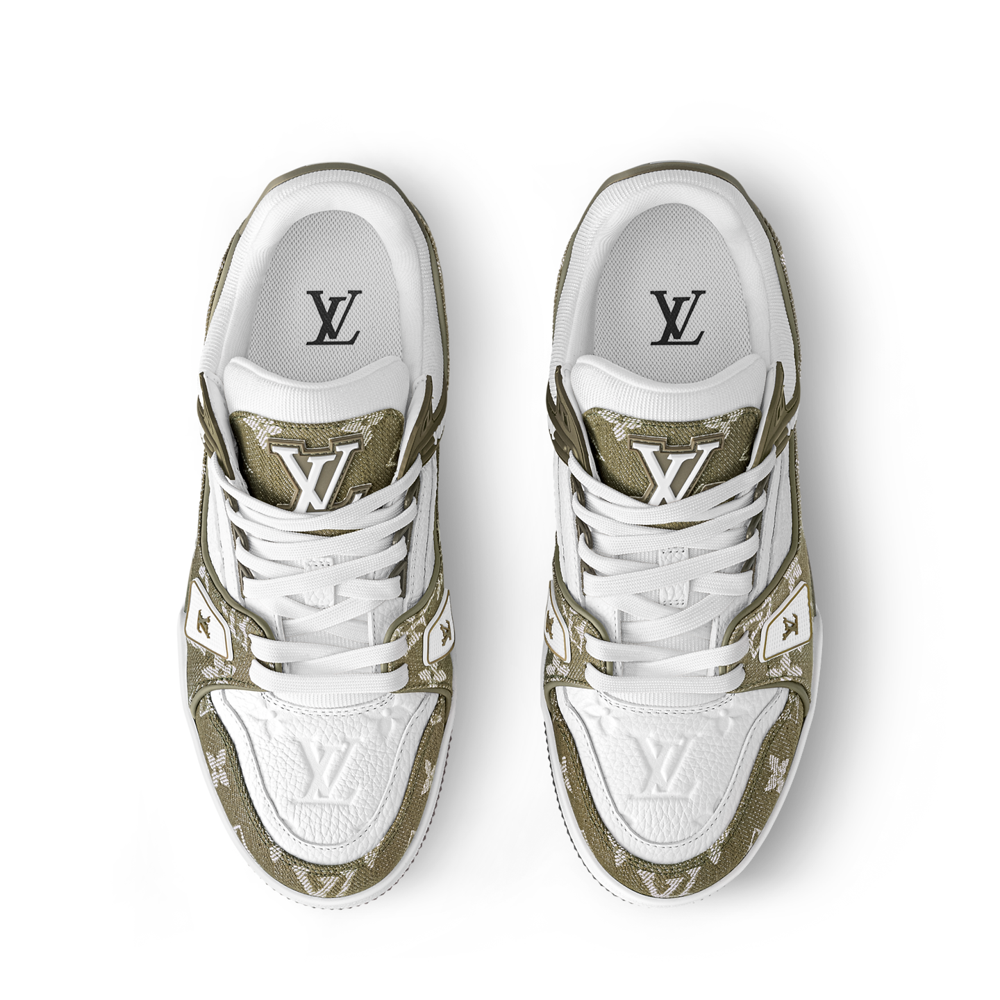 Giày Nam Louis Vuitton LV Trainer 'Kaki' 