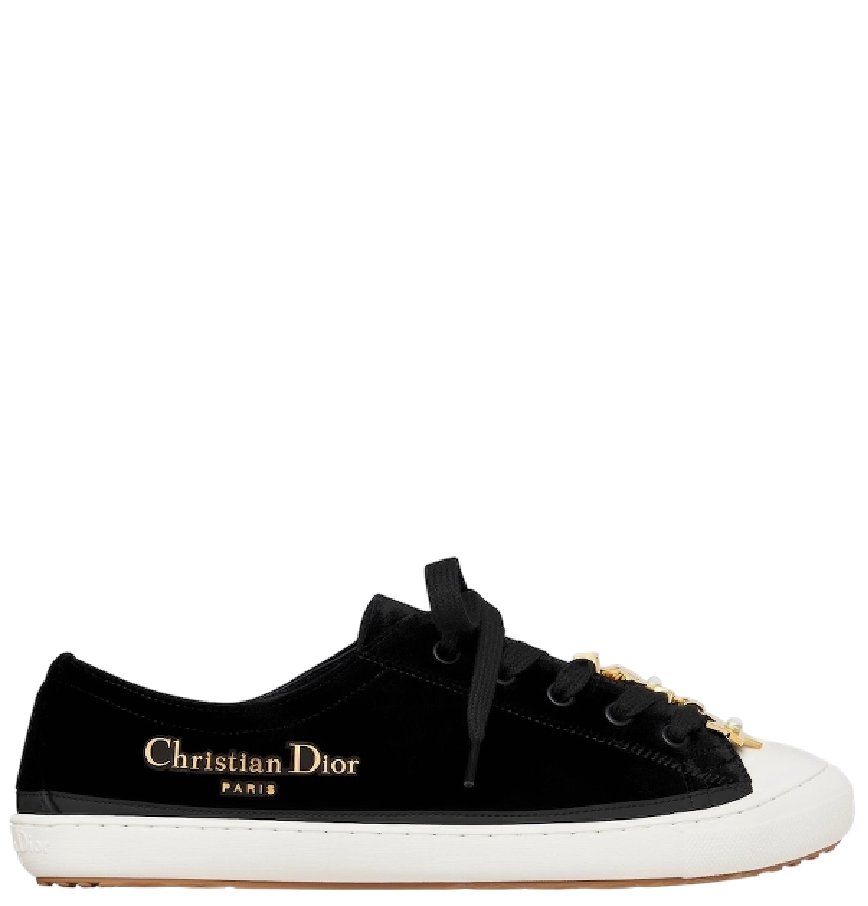  Giày Nữ Dior Lucky Sneaker 'Black' 
