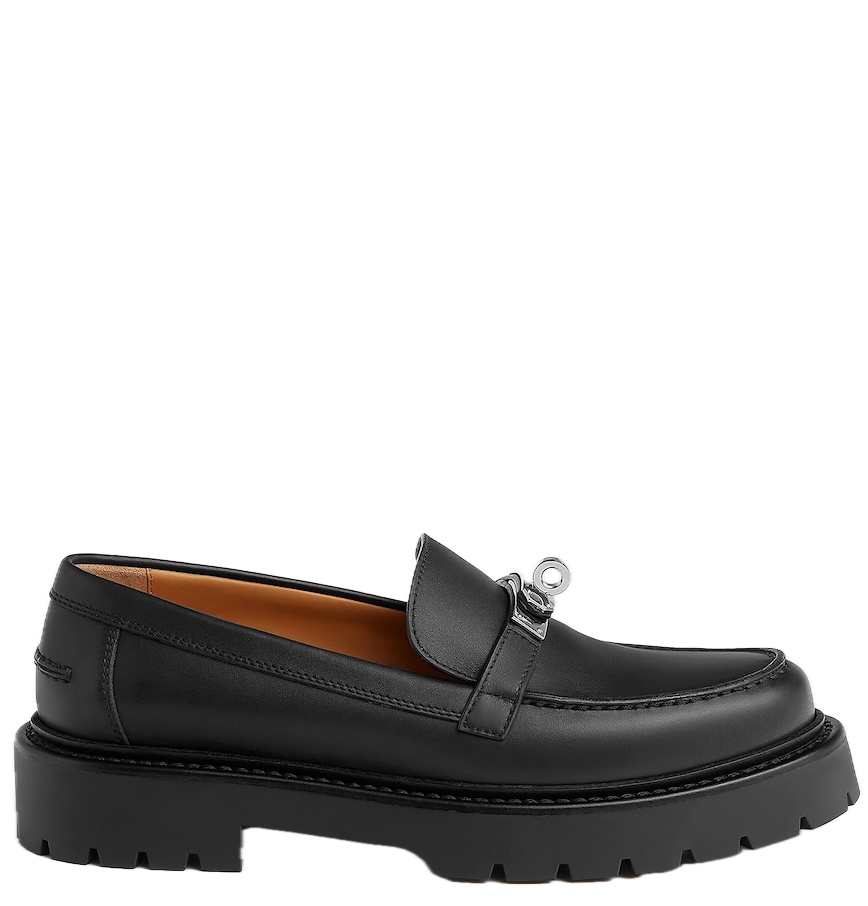  Giày Nữ Hermes Icone Loafer 'Noir' 