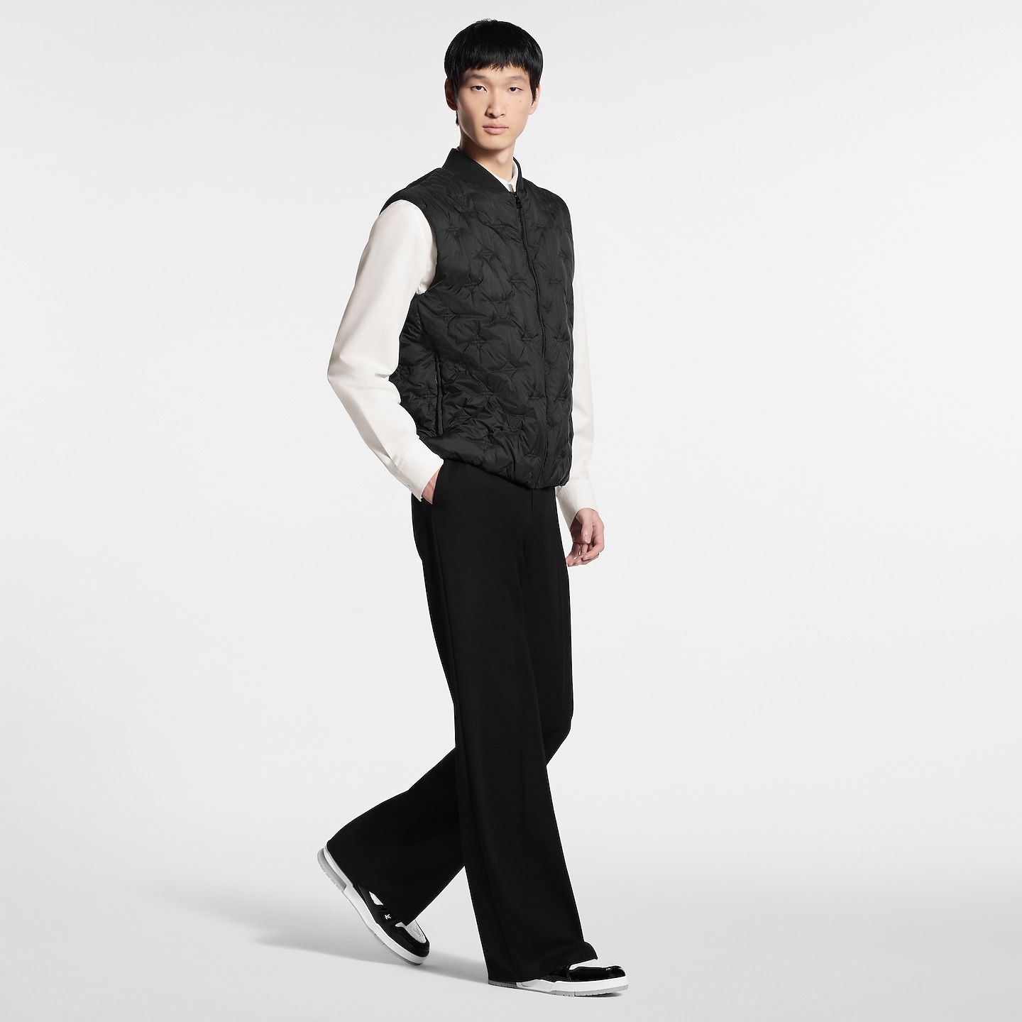  Giày Nữ Louis Vuitton LV Trainer 'Black' 