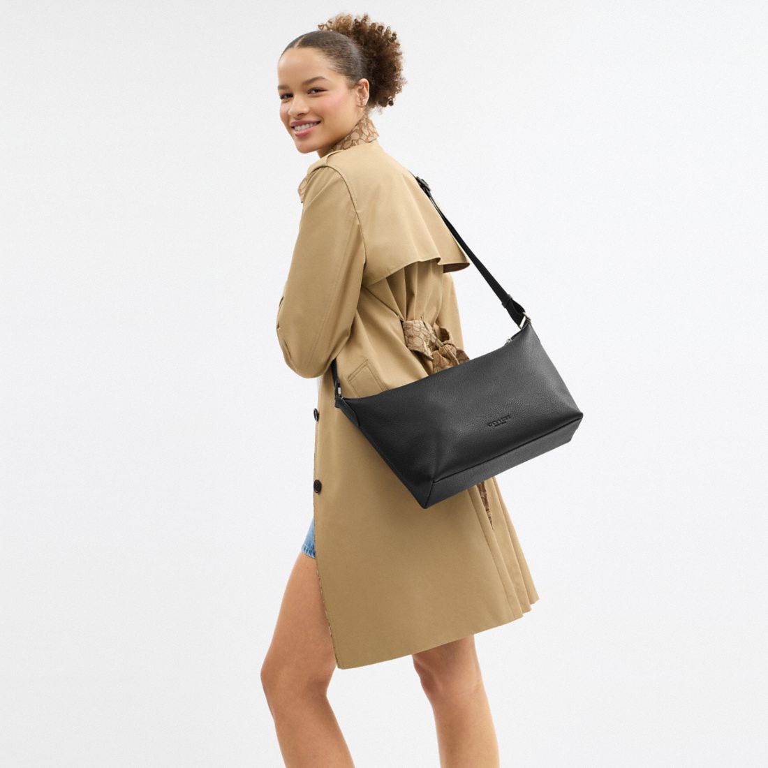  Túi Coach Finn Crossbody Bag 'Black' 