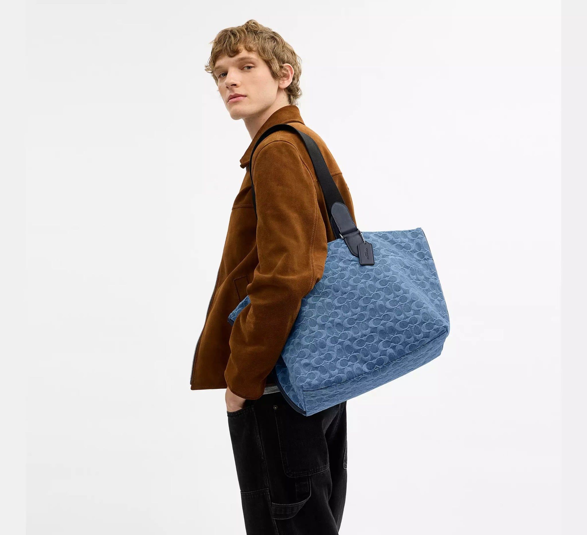 Túi Coach Small Tour Tote Bag 'Blue' 