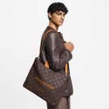  Túi Louis Vuitton Shopper Tote MM 'Brown' 