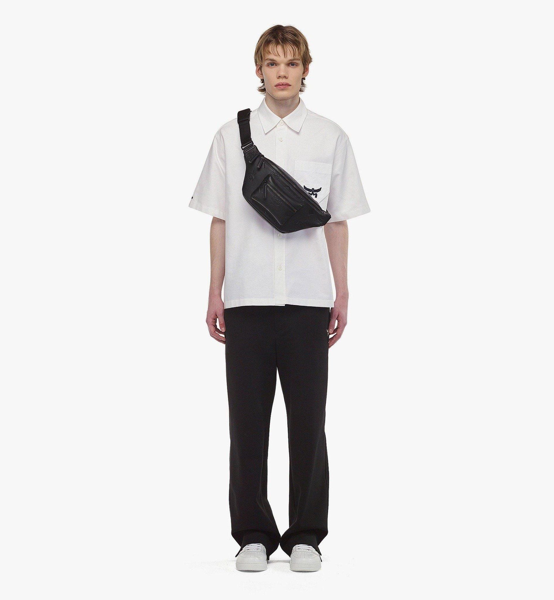  Túi MCM Fursten Belt Bag 'Black' 