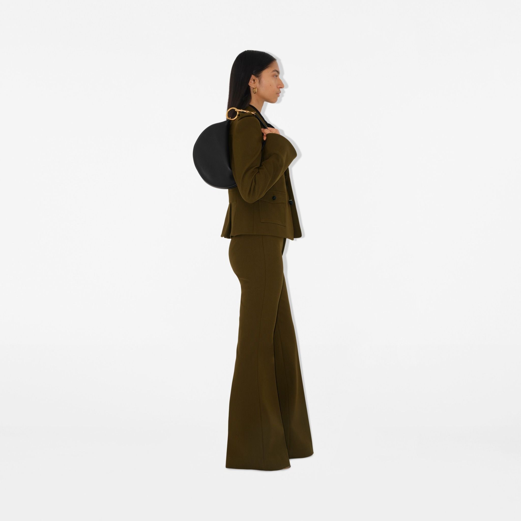  Túi Nữ Burberry Knight Arc Bag 'Black' 