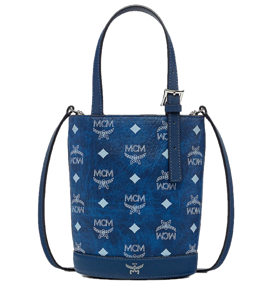  Túi Nữ MCM Aren Bucket Tote 'Blue' 