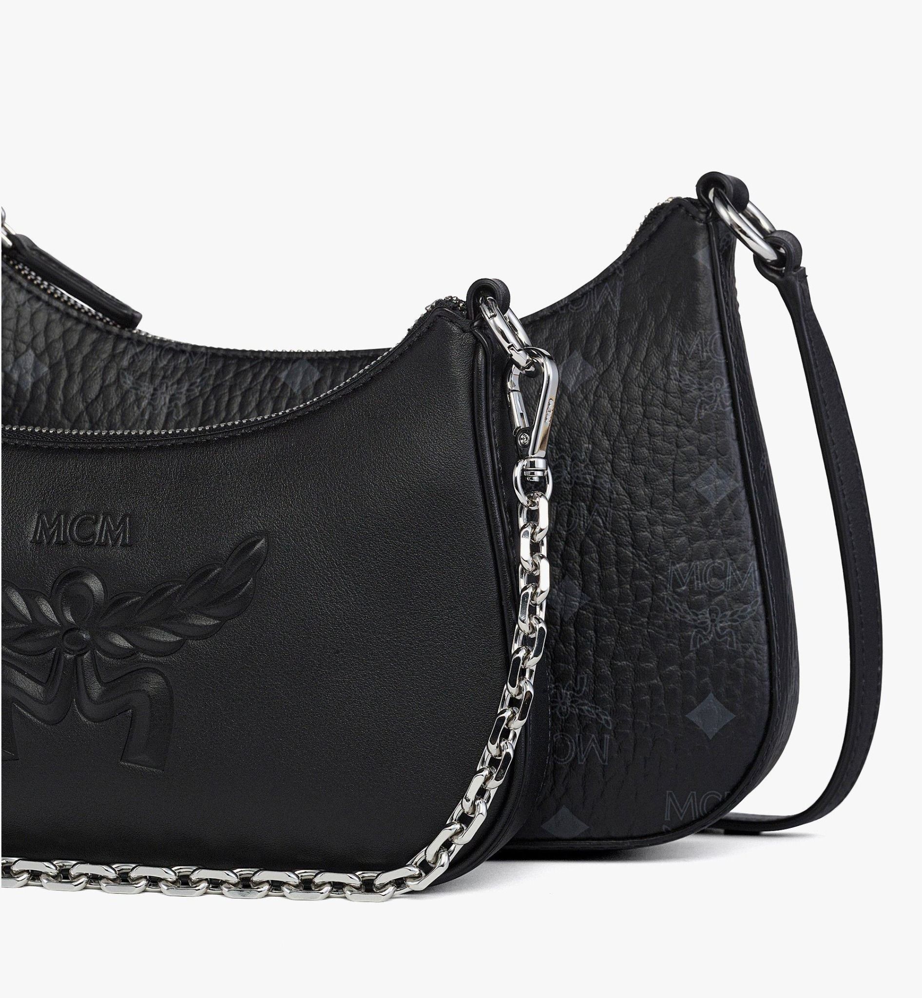  Túi Nữ MCM Aren Duo Hobo 'Black' 