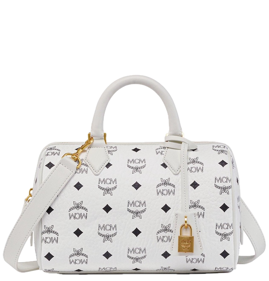  Túi Nữ MCM Ella Boston Bag 'White' 