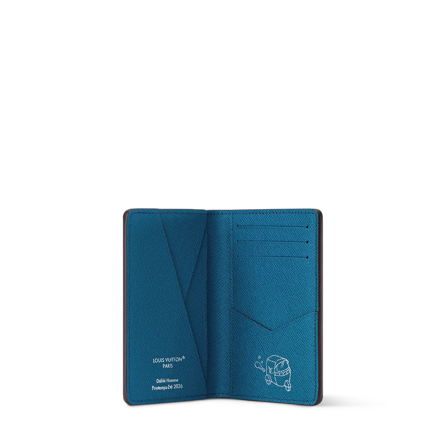  Ví Louis Vuitton Pocket Organiser 'Blue' 