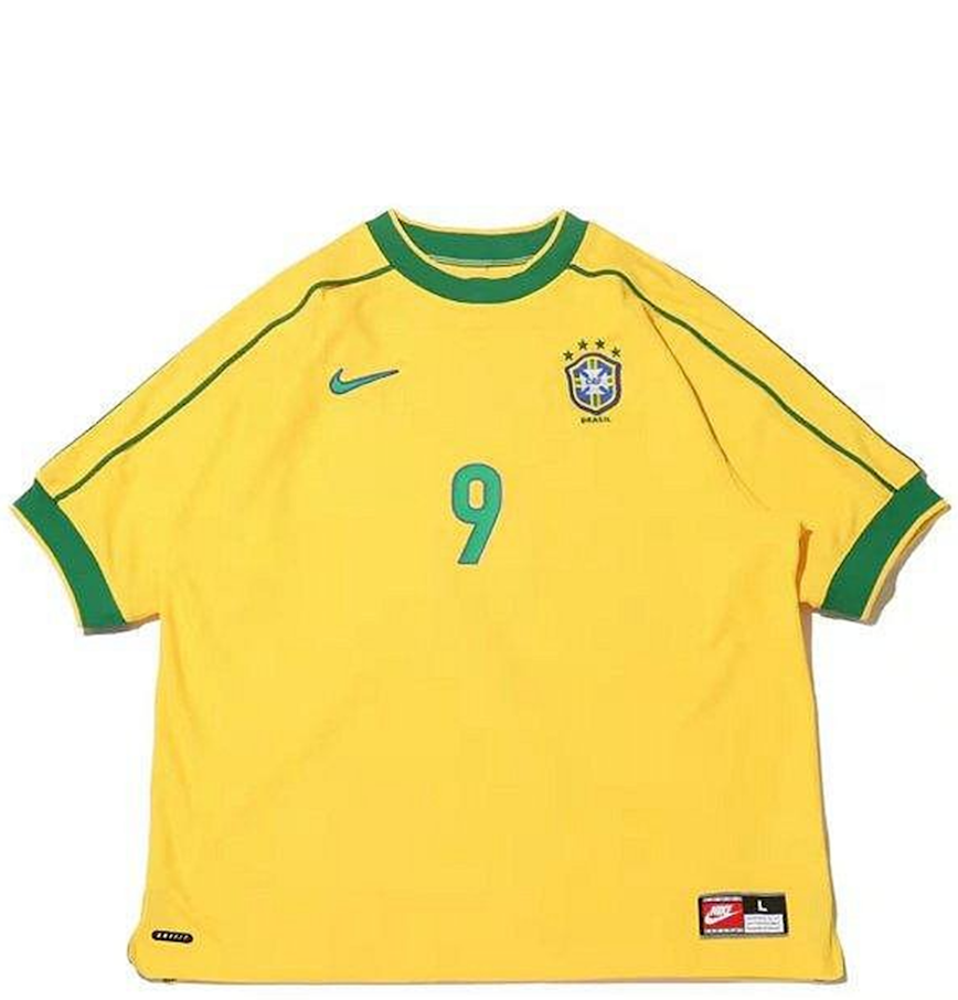  Áo Nike Brazil 1998 Reissue Jersey 'Ronaldo' 