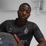  Áo Puma AC Milan x Pleasures Jersey 'Black' 