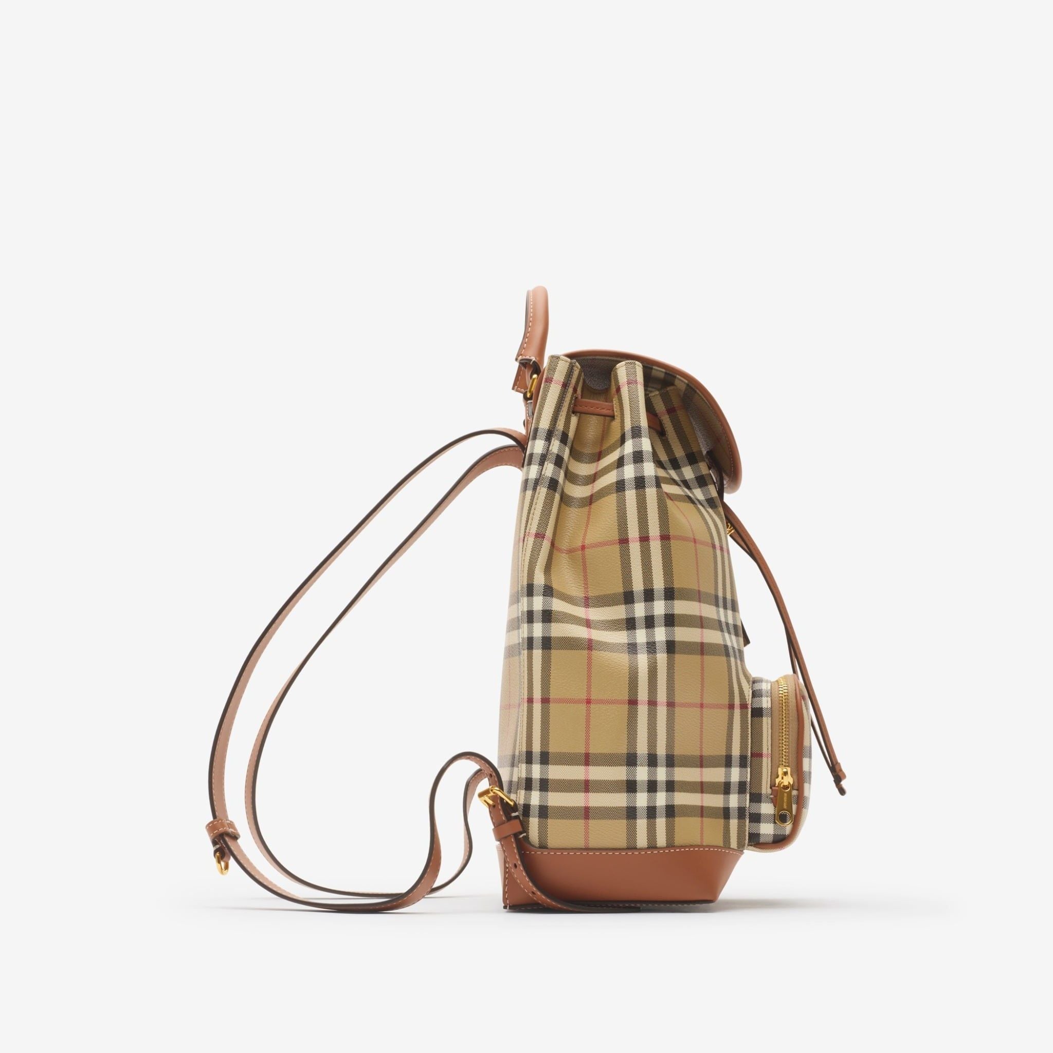  Balo Burberry Check Backpack 'Archive Beige' 