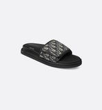  Dép Nam Dior Aqua Sandal 'Black Beige' 