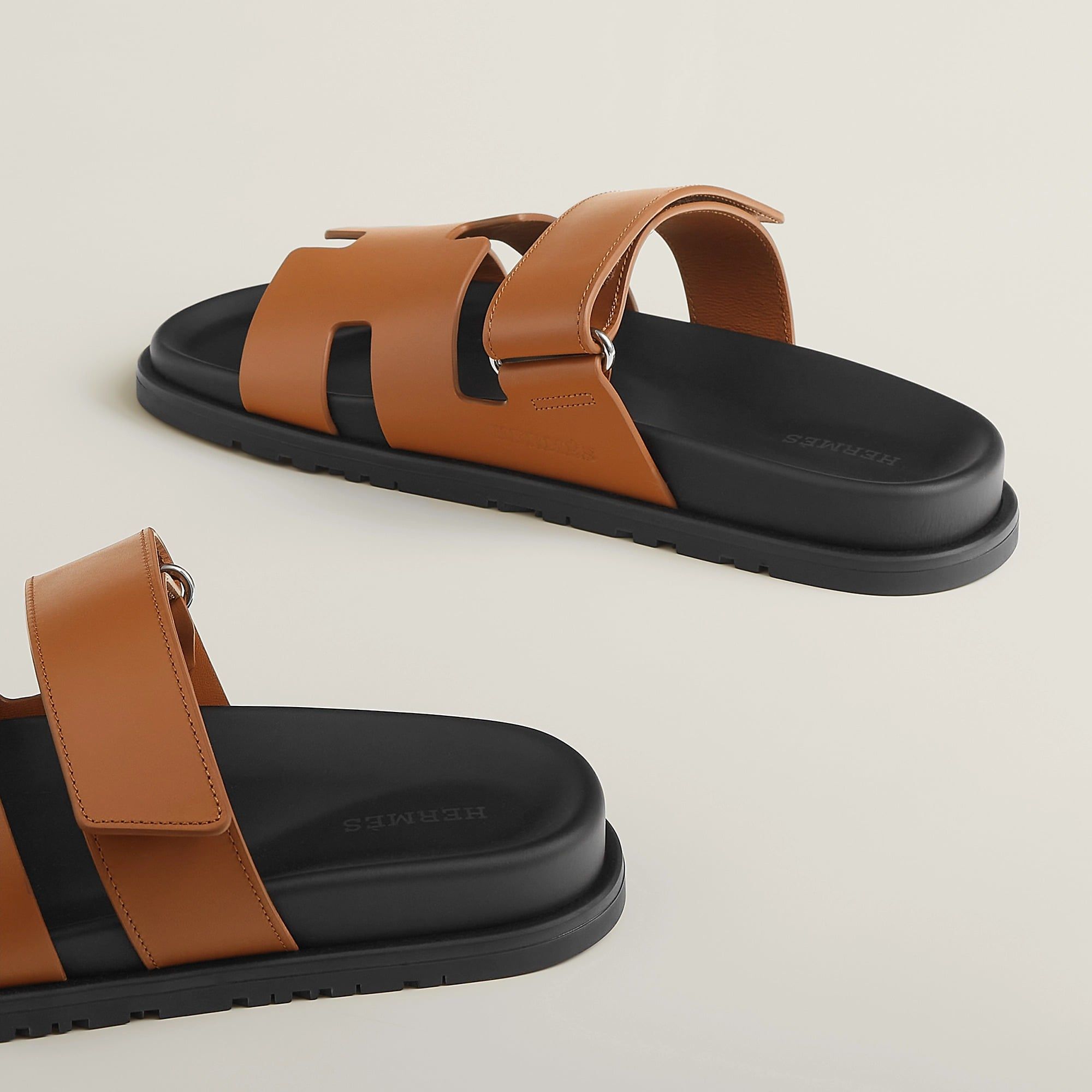  Dép Nam Hermes Chypre Sandal 'Naturel' 